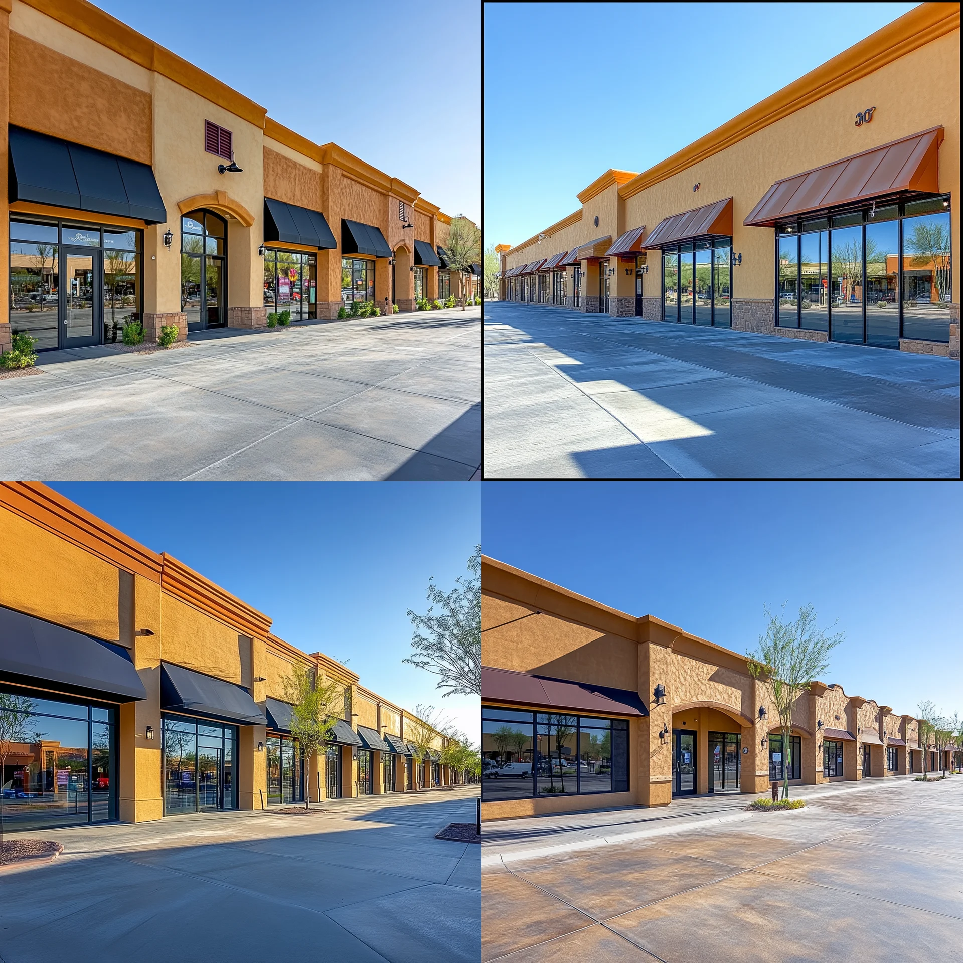 Commercial awning and canopy cleaning