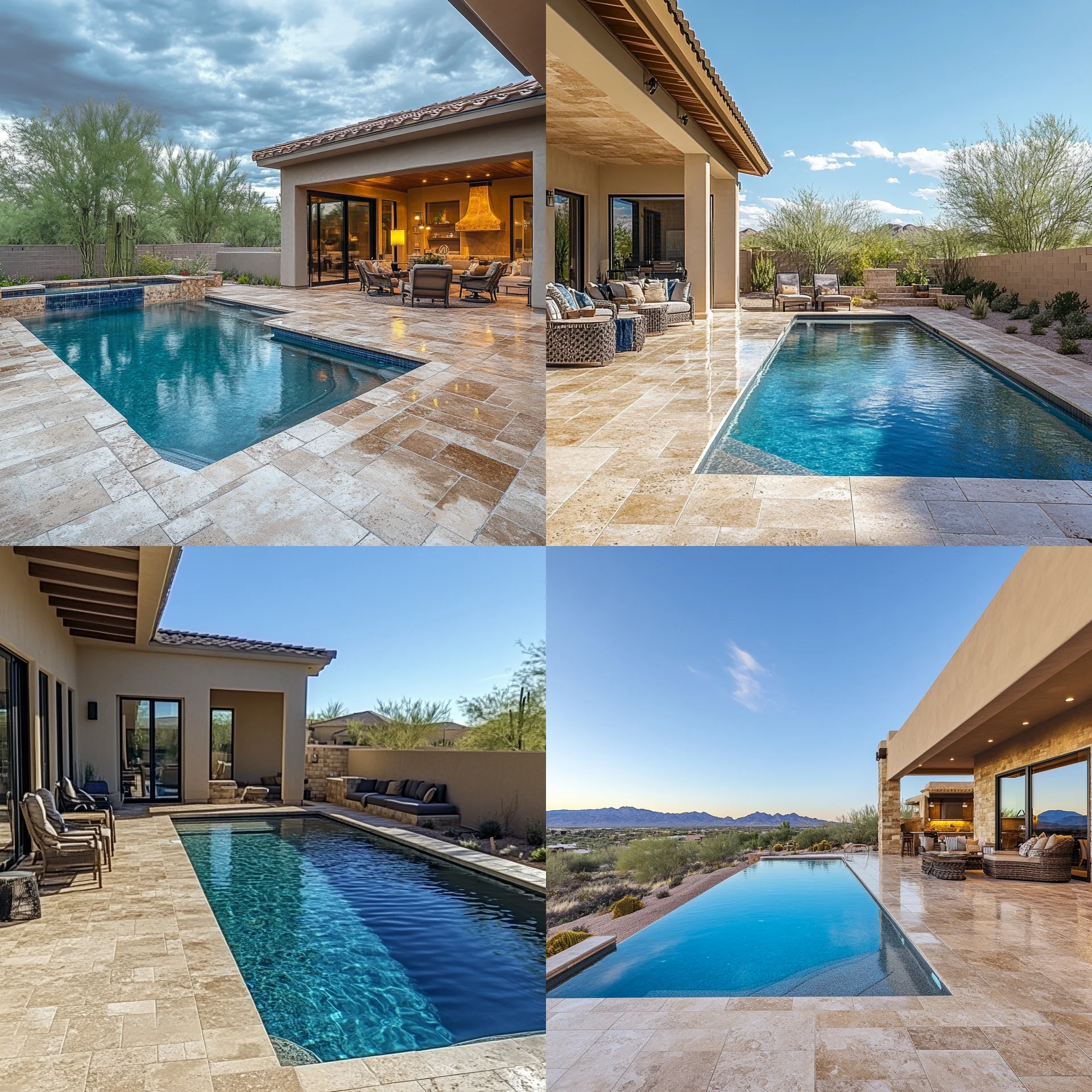 Arizona luxury pool deck restored to pristine condition