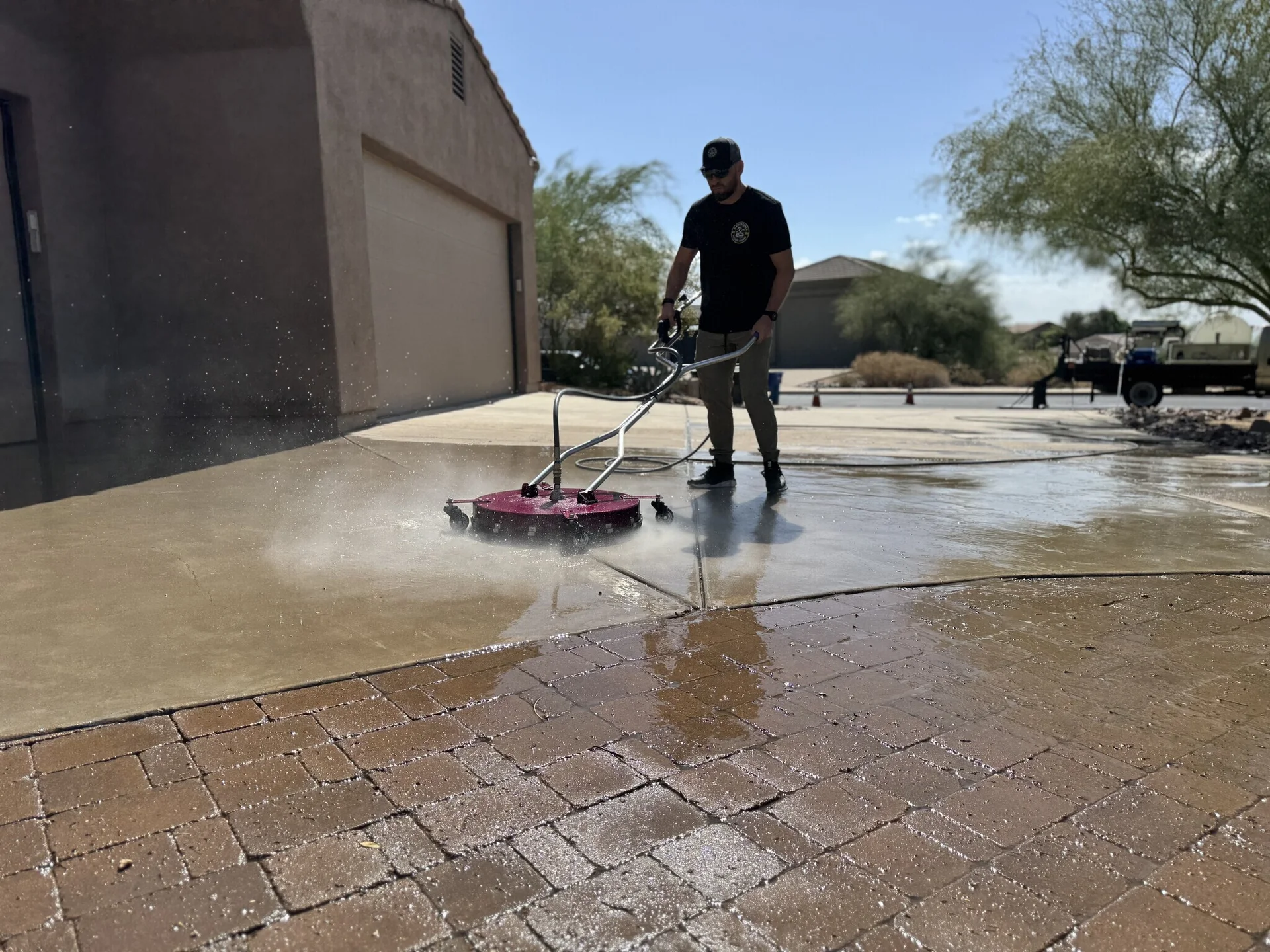 Commercial exterior cleaning