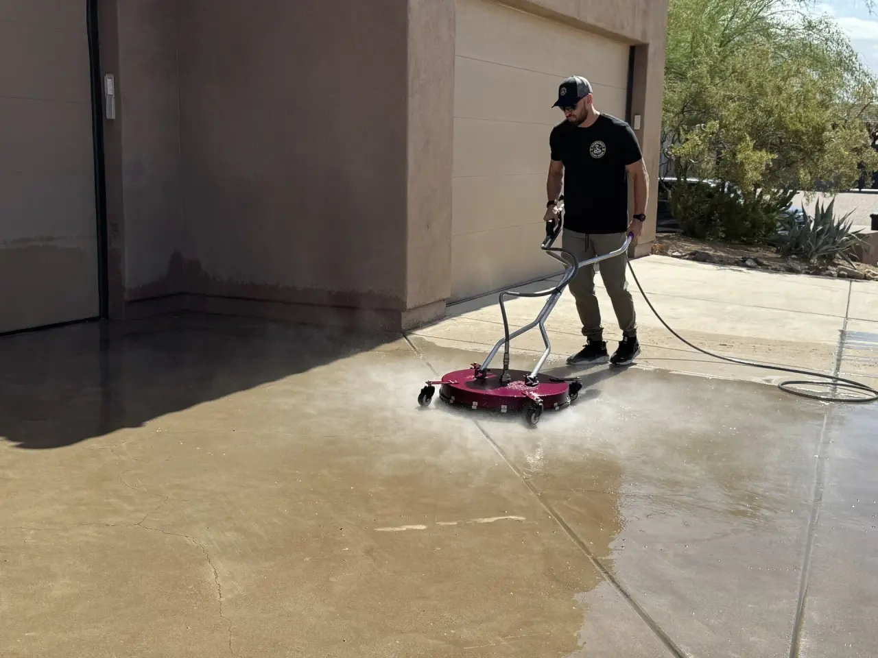 Driveway and concrete cleaning in Chandler, Arizona