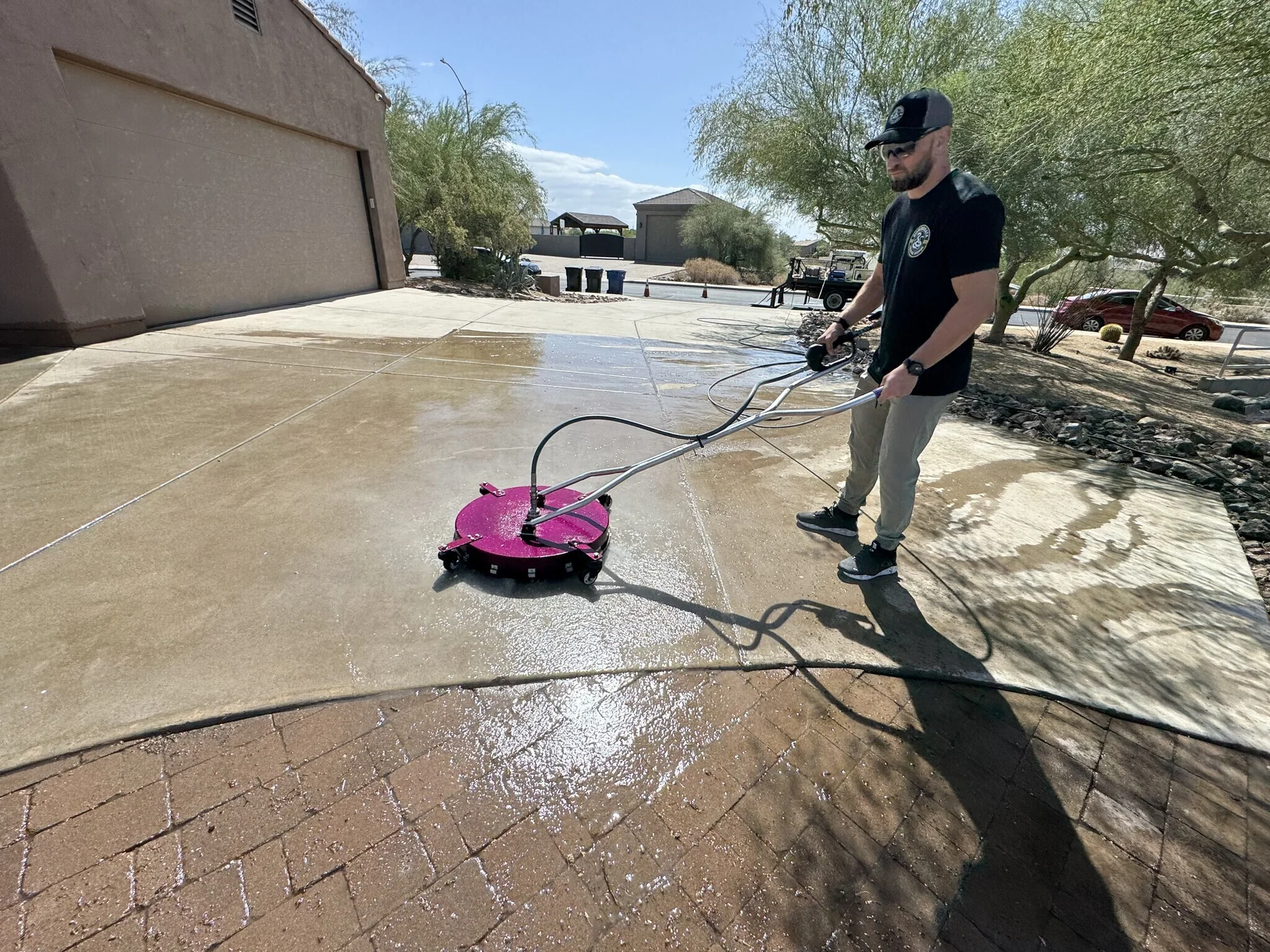 Commercial property maintenance cleaning