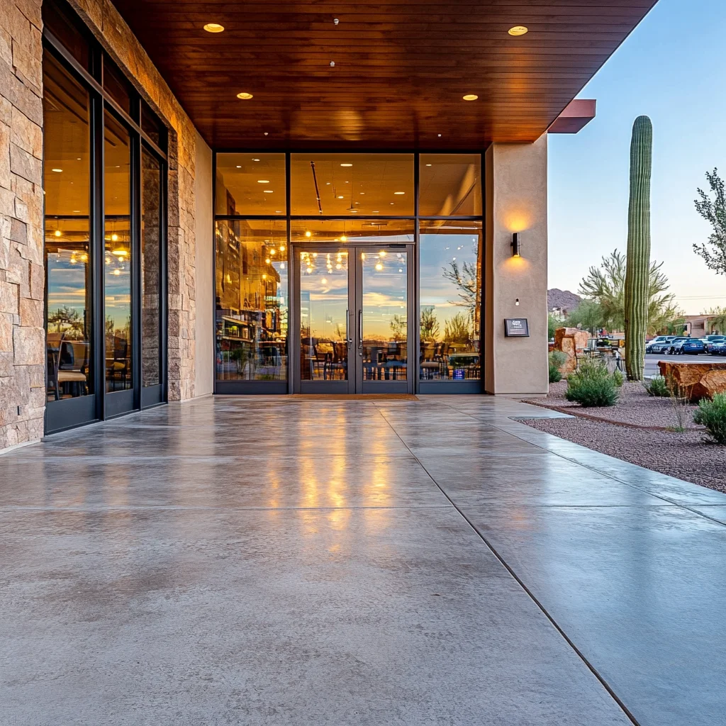 Commercial entrance cleaning service